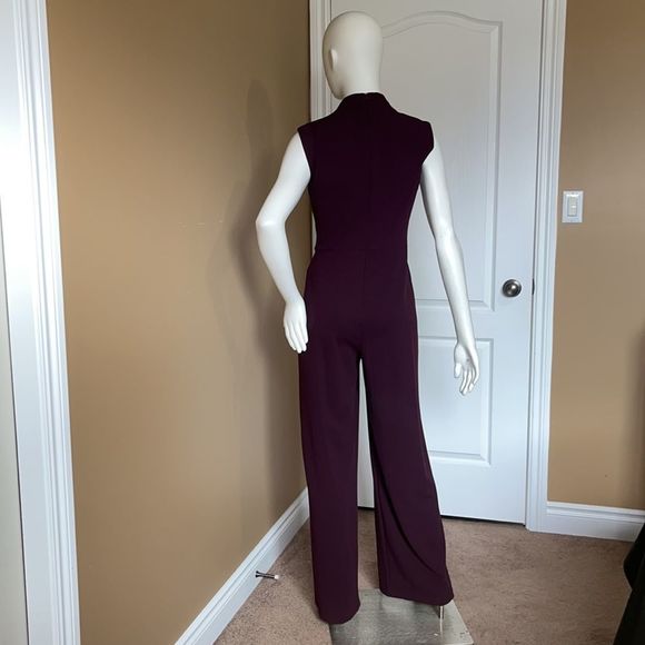 Connected Apparel Burgundy Jumpsuit - Picture 7 of 16
